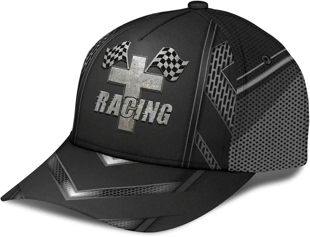 Racing The Cross Classic Baseball Cap Hat  Trucker Hats Custom Hats Gifts For Men & Women