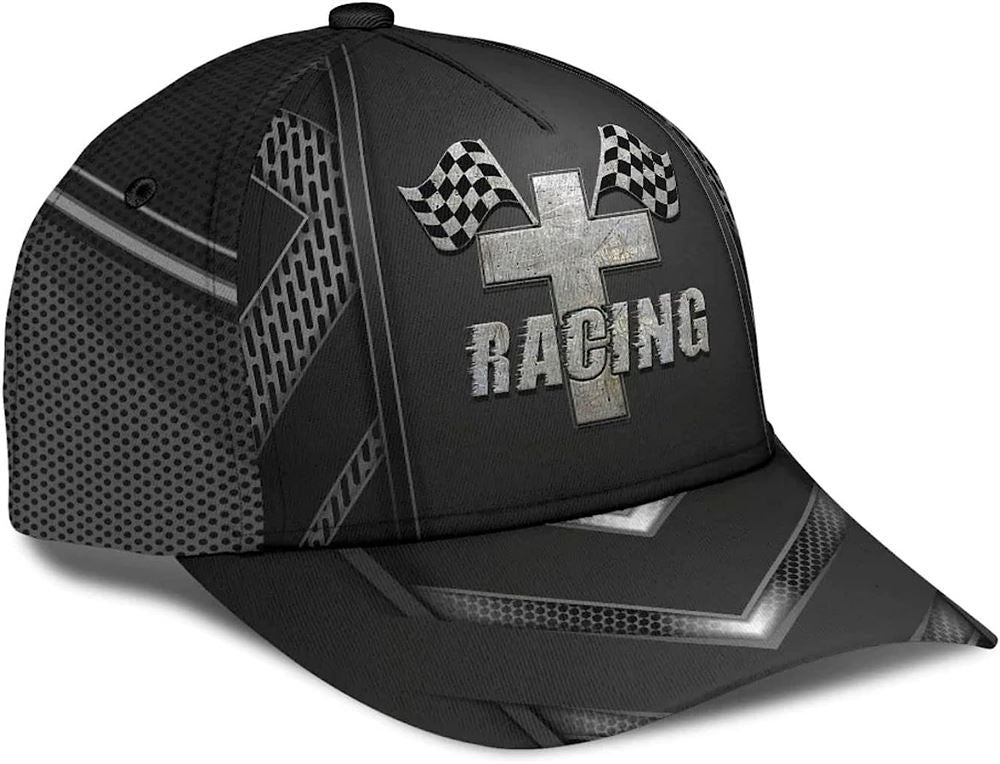 Racing The Cross Classic Baseball Cap Hat  Trucker Hats Custom Hats Gifts For Men & Women