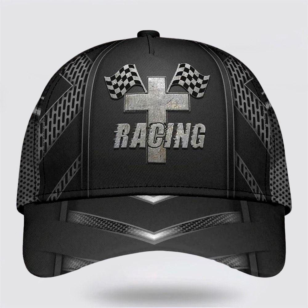 Racing The Cross Classic Baseball Cap Hat  Trucker Hats Custom Hats Gifts For Men & Women