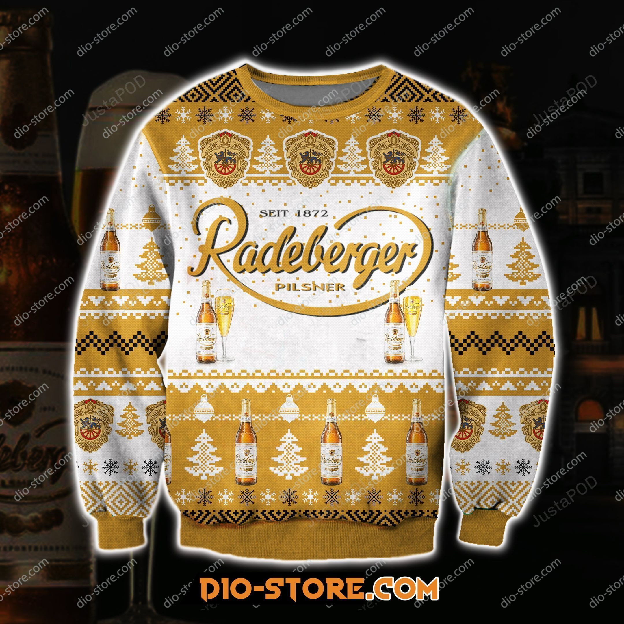 Radeberger Pilsner Beer Ugly Christmas Sweater Adult 3D Funny Matching for family