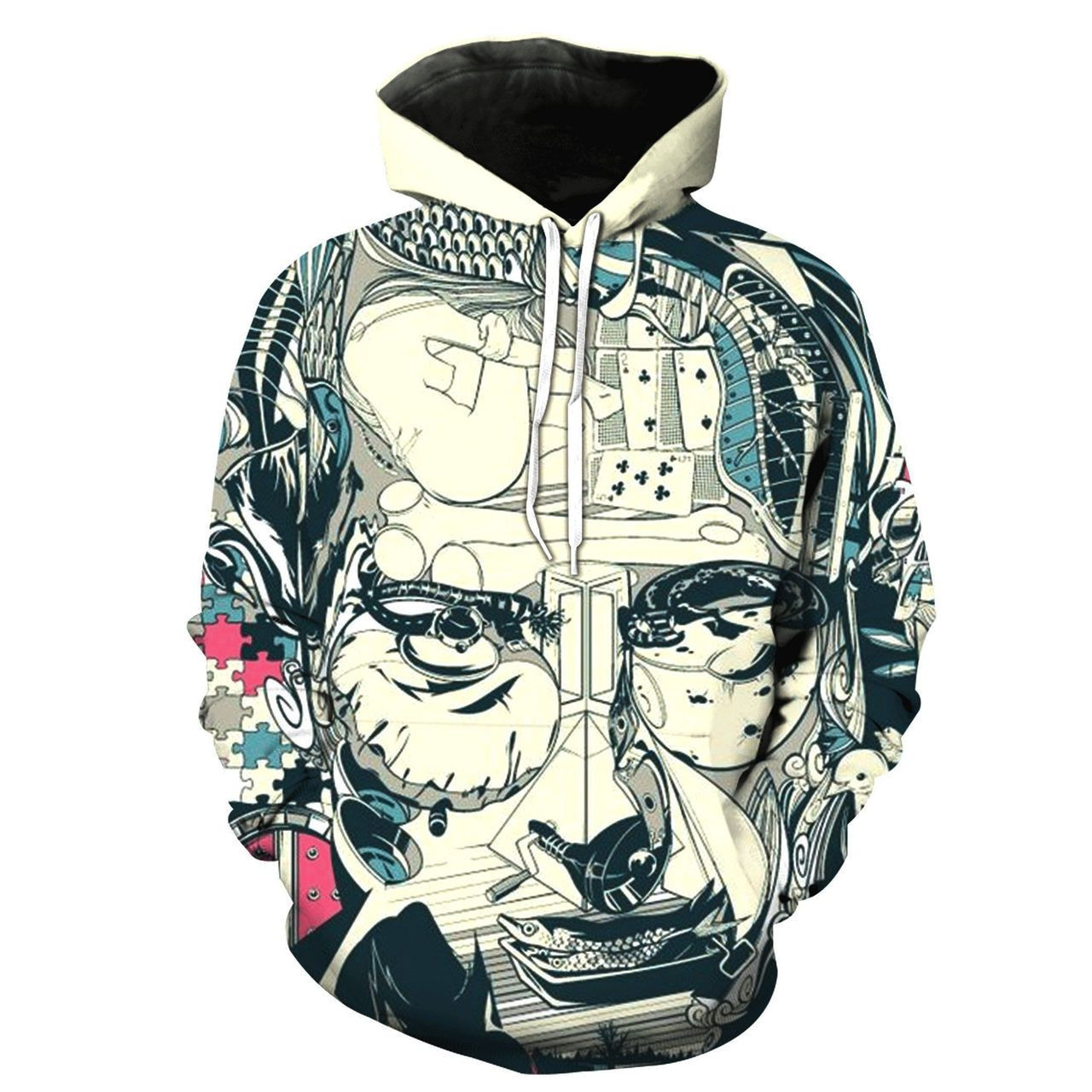 Radiohead 3D All Over Print Hoodie, Zip Hoodie