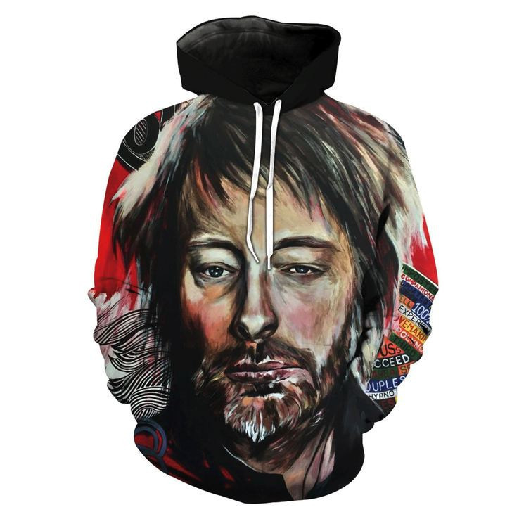 Radiohead 3D All Over Print Hoodie, Zip Hoodie