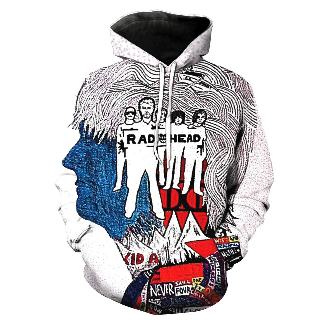 Radiohead 3D All Over Print Hoodie, Zip Hoodie