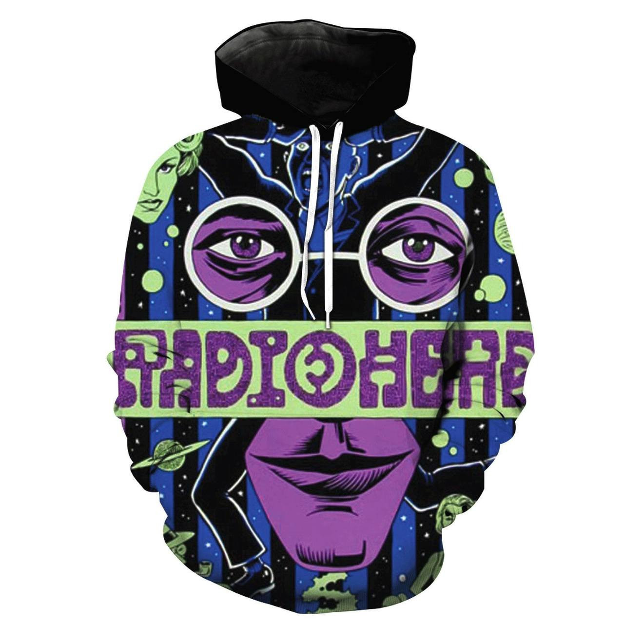 Radiohead 3D All Over Print Hoodie, Zip Hoodie