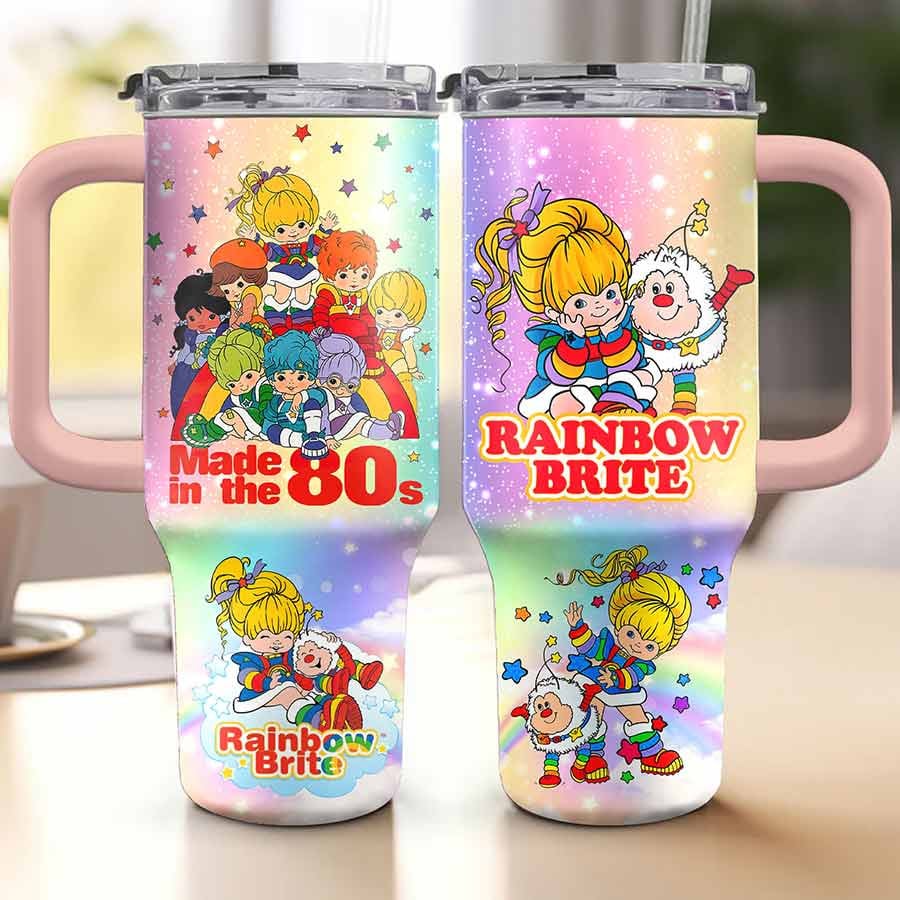 Rainbow Brite Cartoon Custom Stanley Cup 40 oz 30 oz Tumbler With HandleTVC2301801