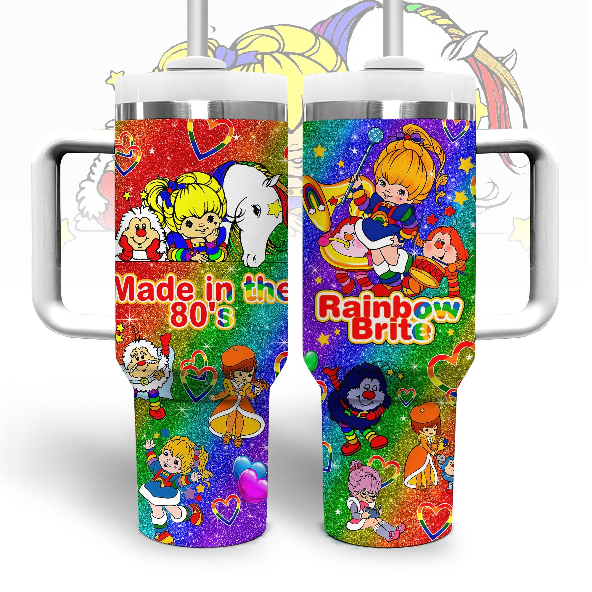 Rainbow Brite Cartoon Custom Stanley Cup 40 oz 30 oz Tumbler With HandleTVC2301802