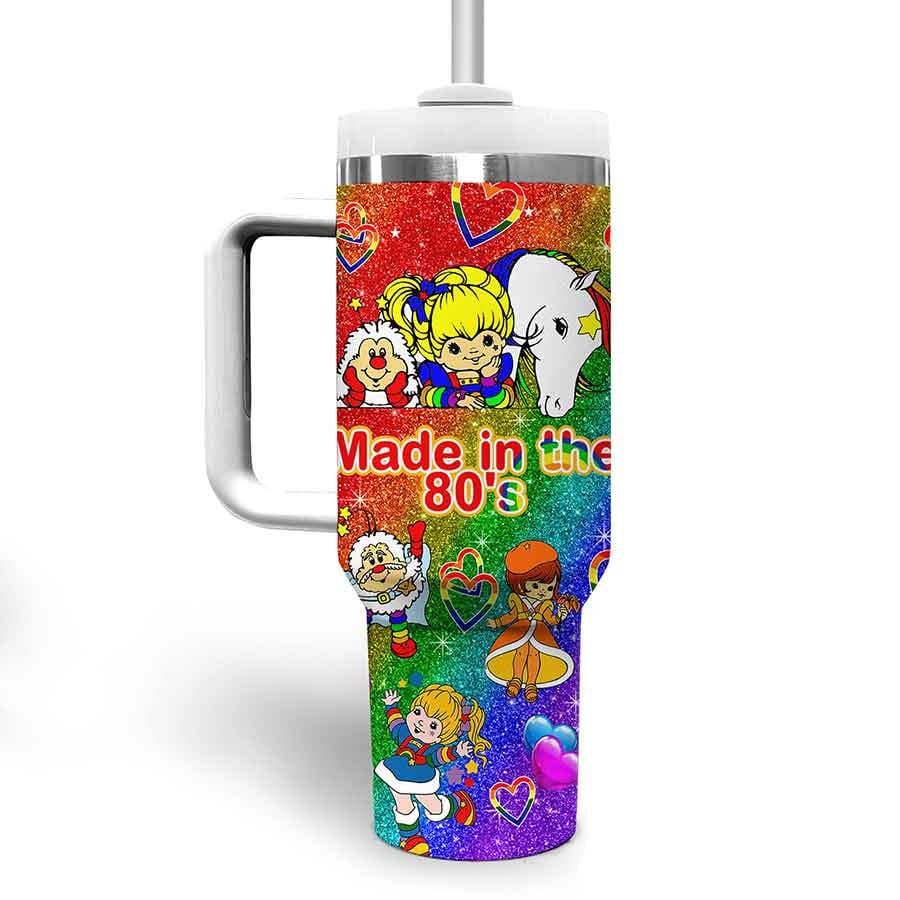 Rainbow Brite Cartoon Custom Stanley Cup 40 oz 30 oz Tumbler With HandleTVC2301802 - Image 3