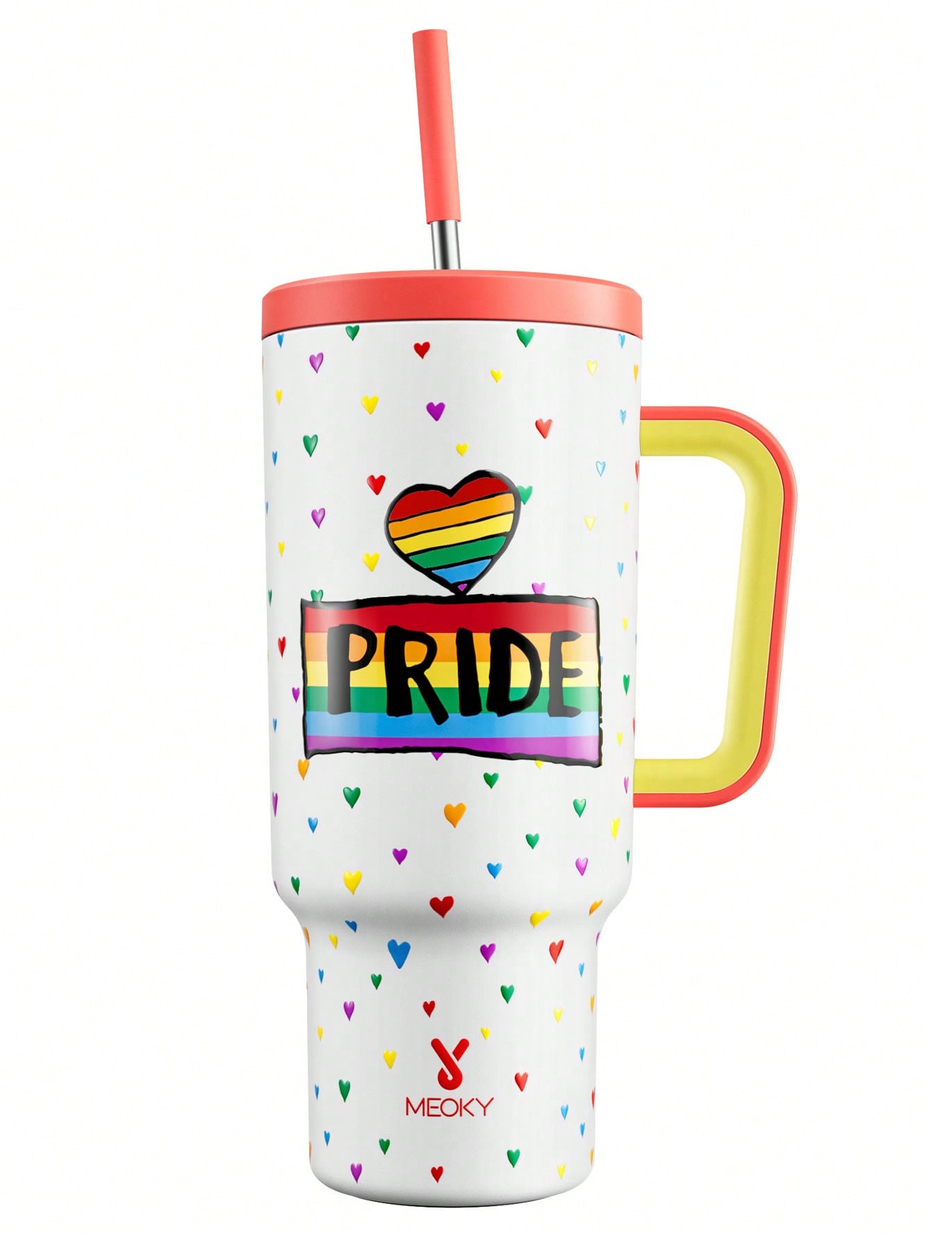 Rainbow Colorful Custom Stanley Cup 40 oz 30 oz Tumbler With HandleTVC2301666