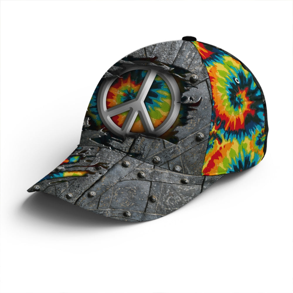 Rainbow Hippie Classic Gray Baseball Cap Trucker Hats Custom Hats Gifts For Men & Women