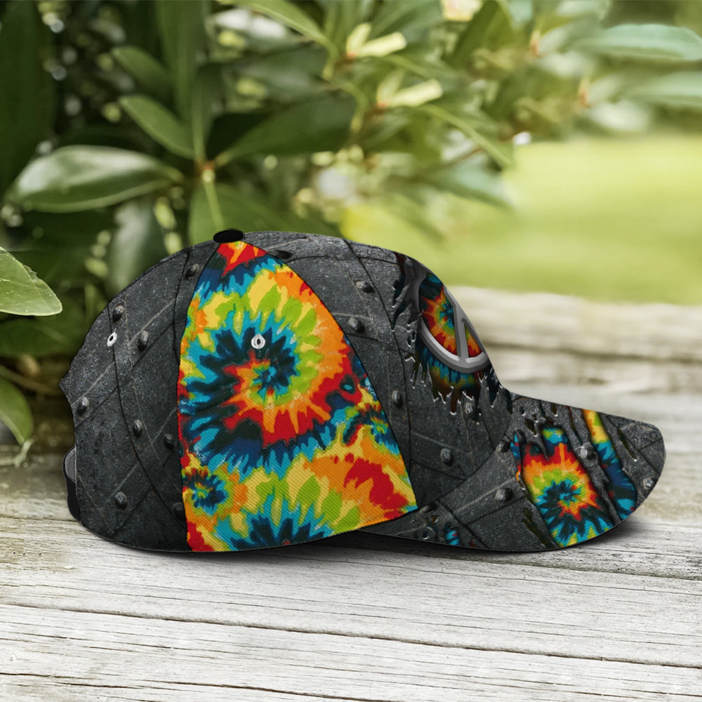 Rainbow Hippie Classic Gray Baseball Cap Trucker Hats Custom Hats Gifts For Men & Women