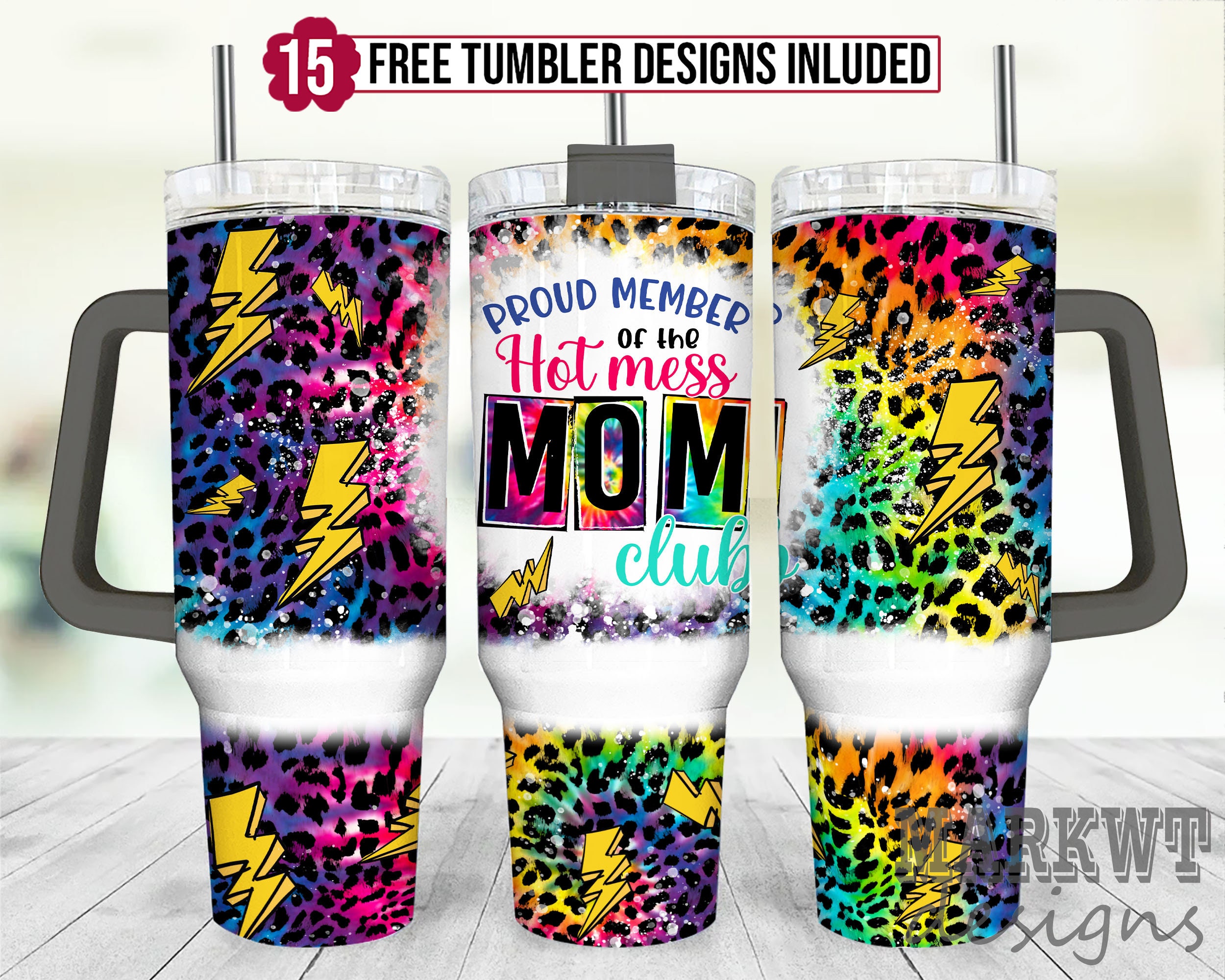 Rainbow Leopard Custom Stanley Cup 40 oz 30 oz Tumbler With HandleTVC2301955