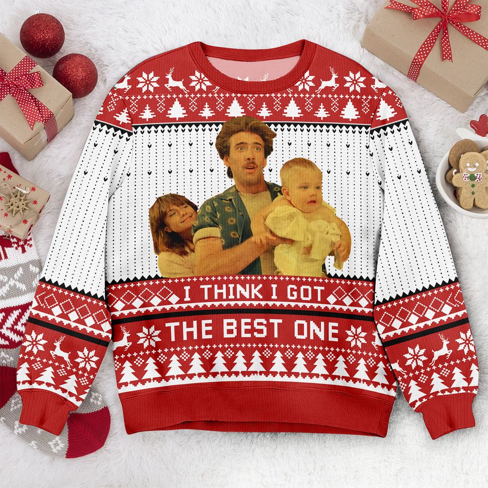 Raising Arizonna Christmas Ugly Sweater, H. I. McDunnough I Think I Got The Best