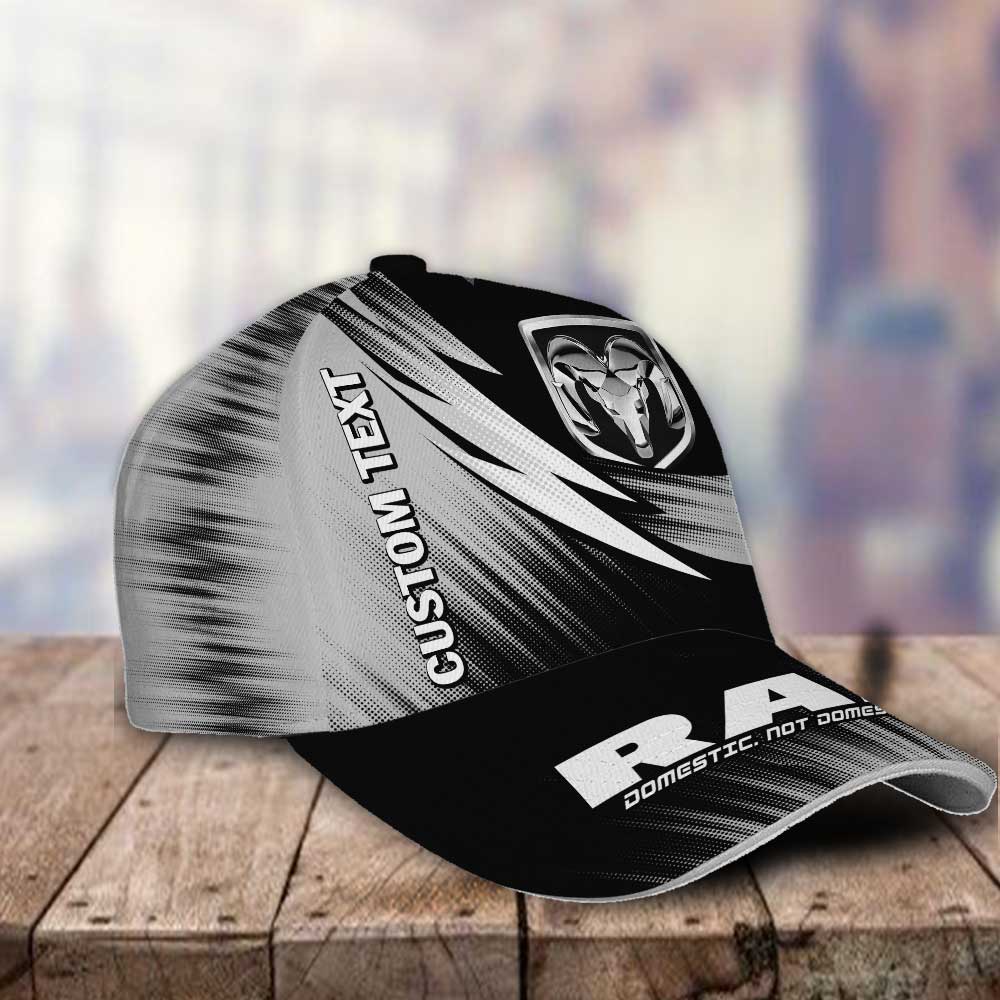 Ram Personalized Name 3D Classic Cap Hat Gift for Men Women Trucker Hats Custom Hats Gifts For Men & Women