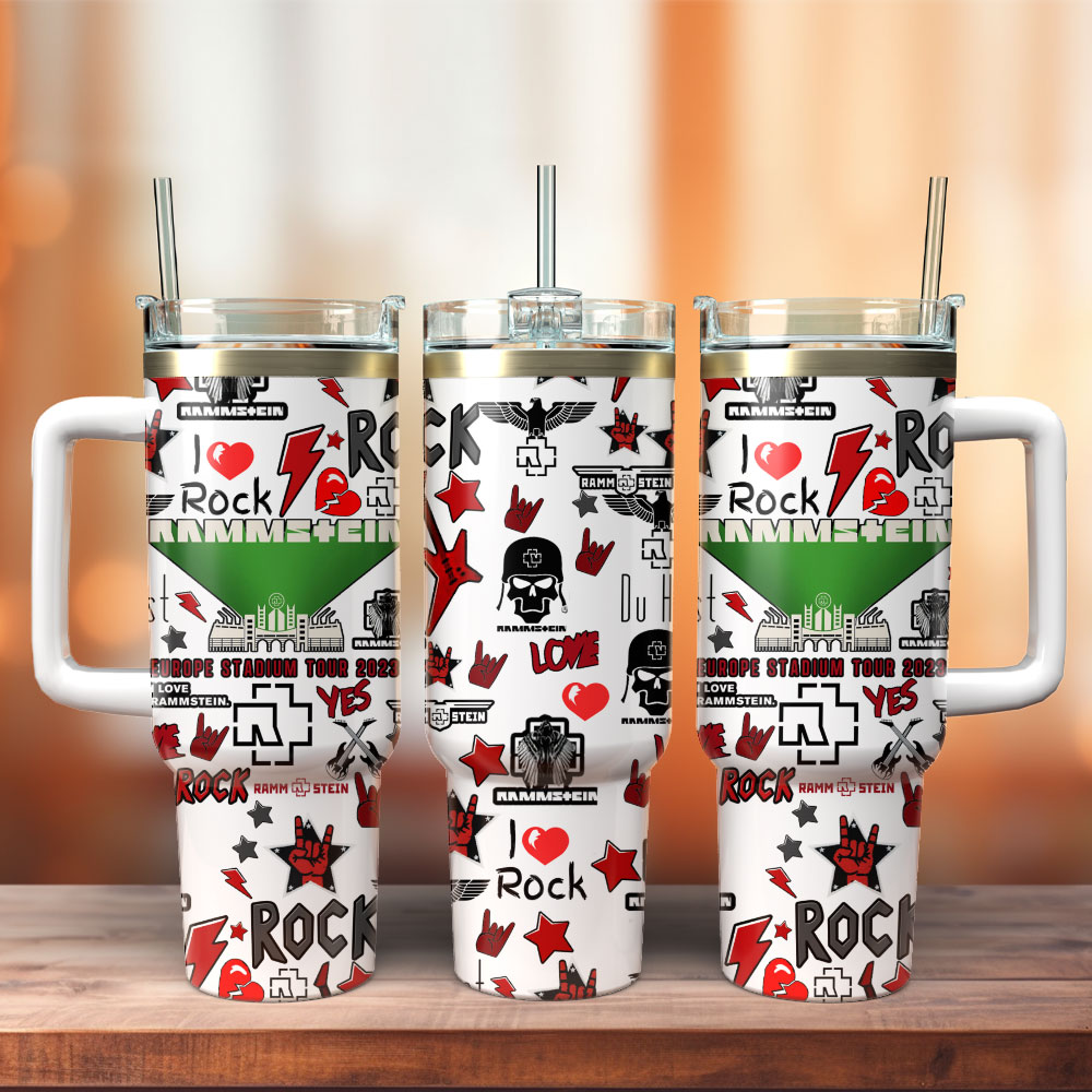 Rammstein Rock Band Custom Stanley Cup 40 oz 30 oz Tumbler With HandleTVC2301236