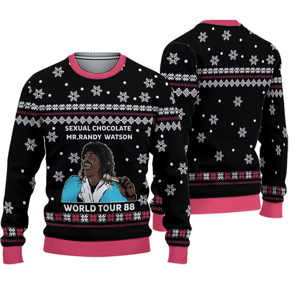 Randy Watson And The Sexual Chocolate Ugly Christmas Sweater