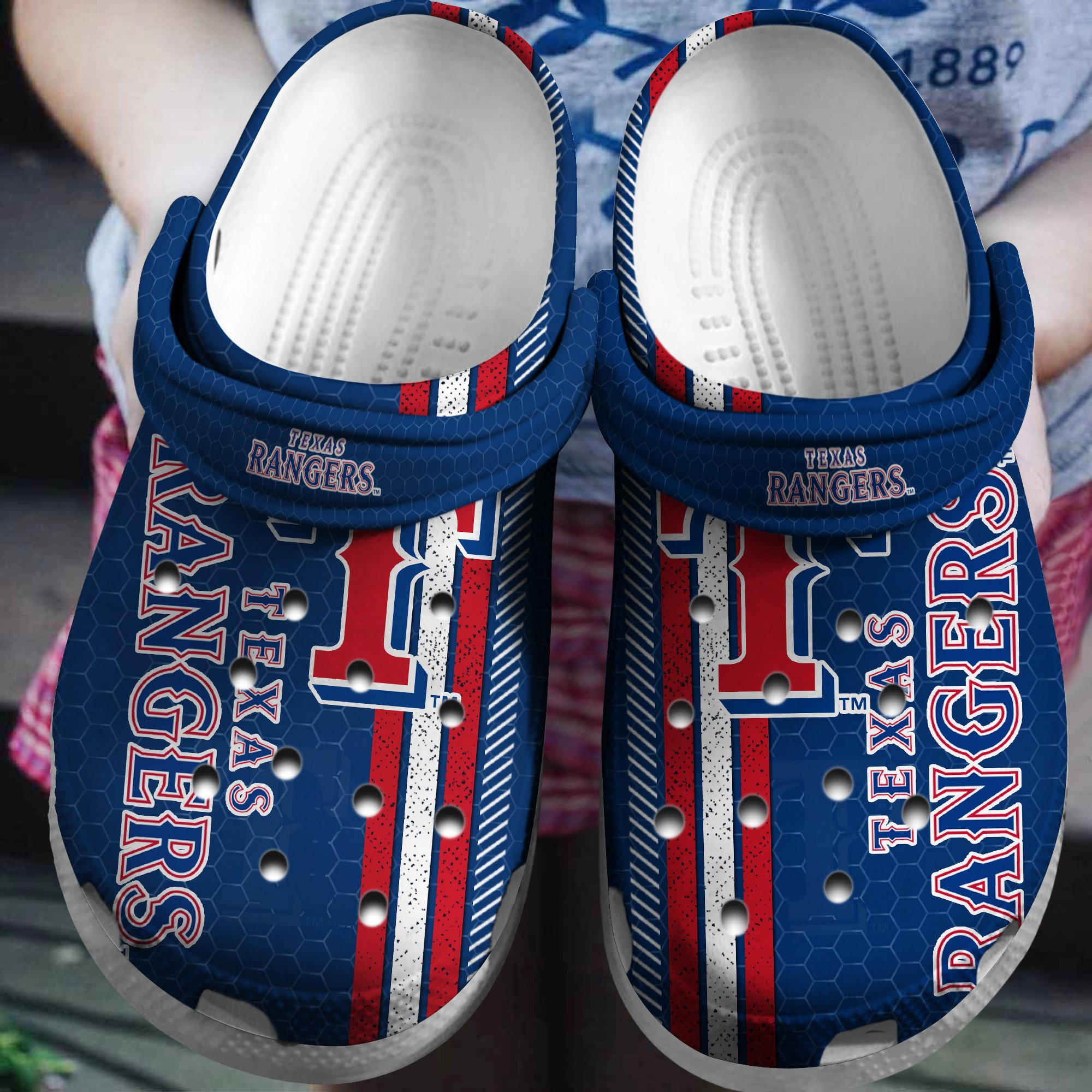 Rangers Blue Clog Shoesshoes