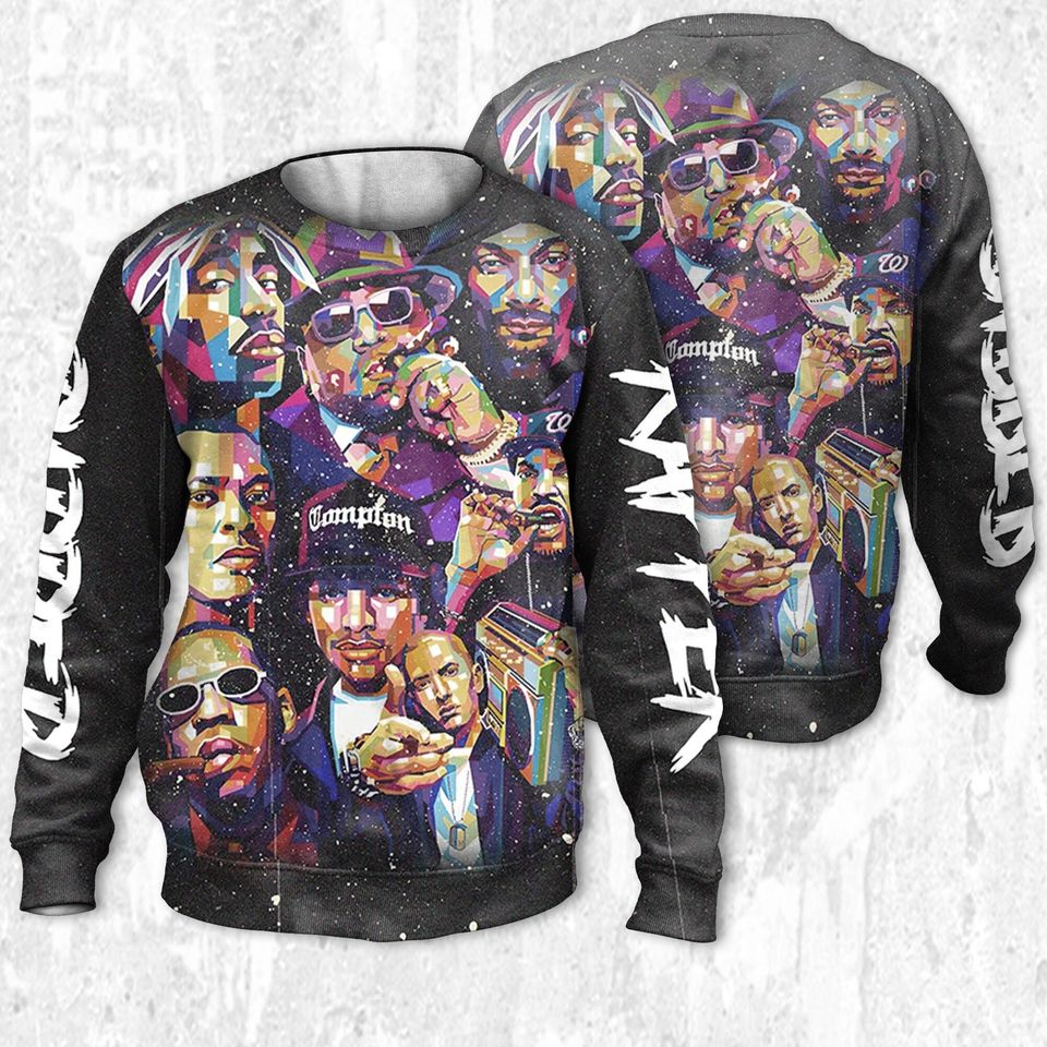 Rapper Burst Vintage match Sweatshirt