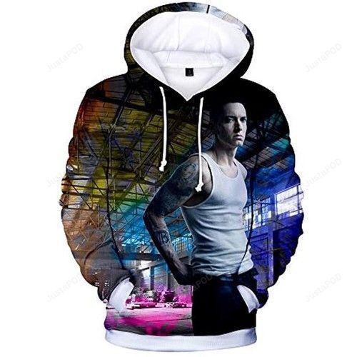 Rapper Eminem 19th Anniversary 3D All Over Print Hoodie, Zip Hoodie