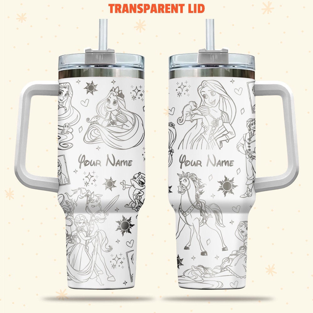 Rapunzel Tangled Disney Cartoon Custom Stanley Cup 40 oz 30 oz Tumbler With HandleTVC2301975