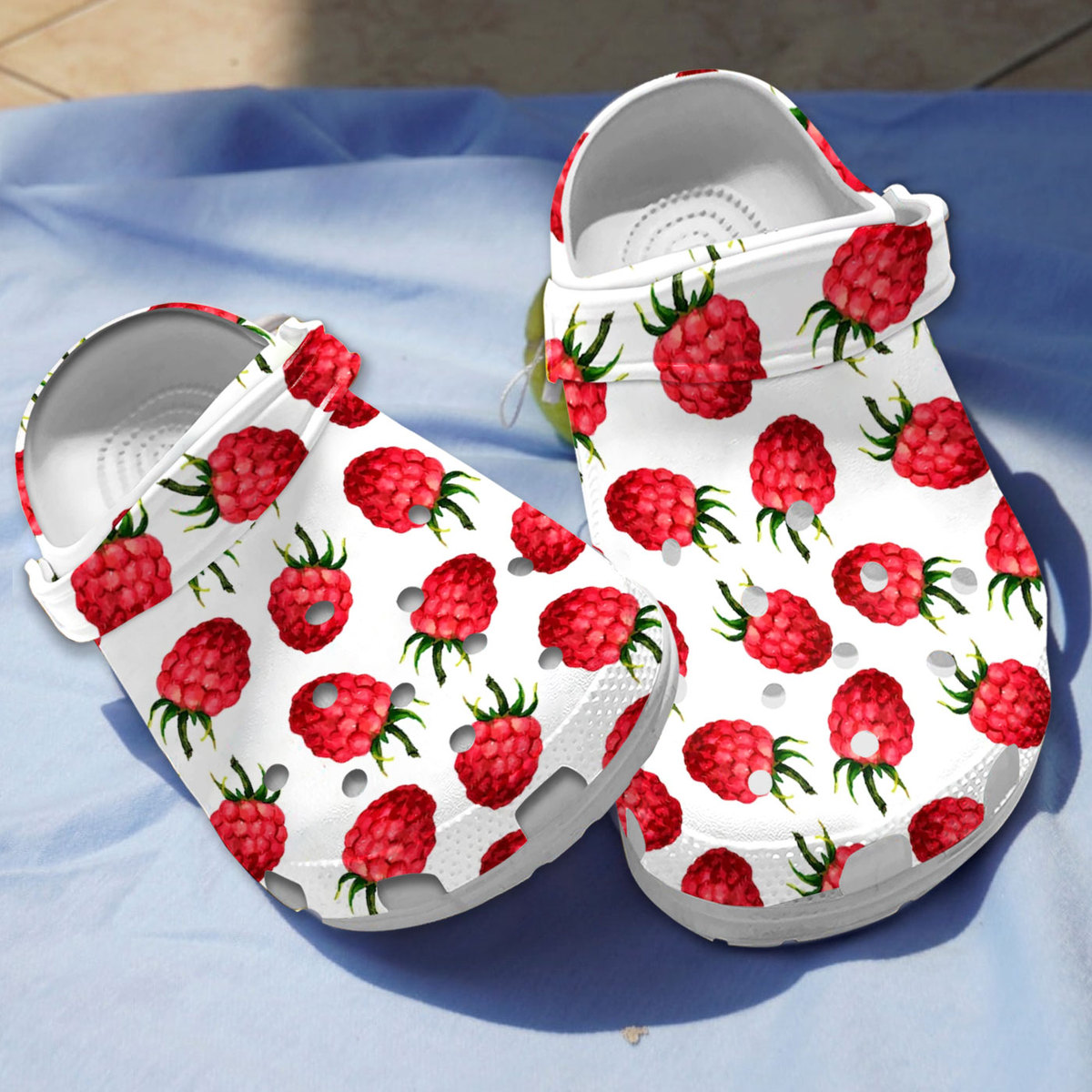 Raspberry Fruit Crocs Crocband Clogs Shoes Comfortable For Men Women and Kids