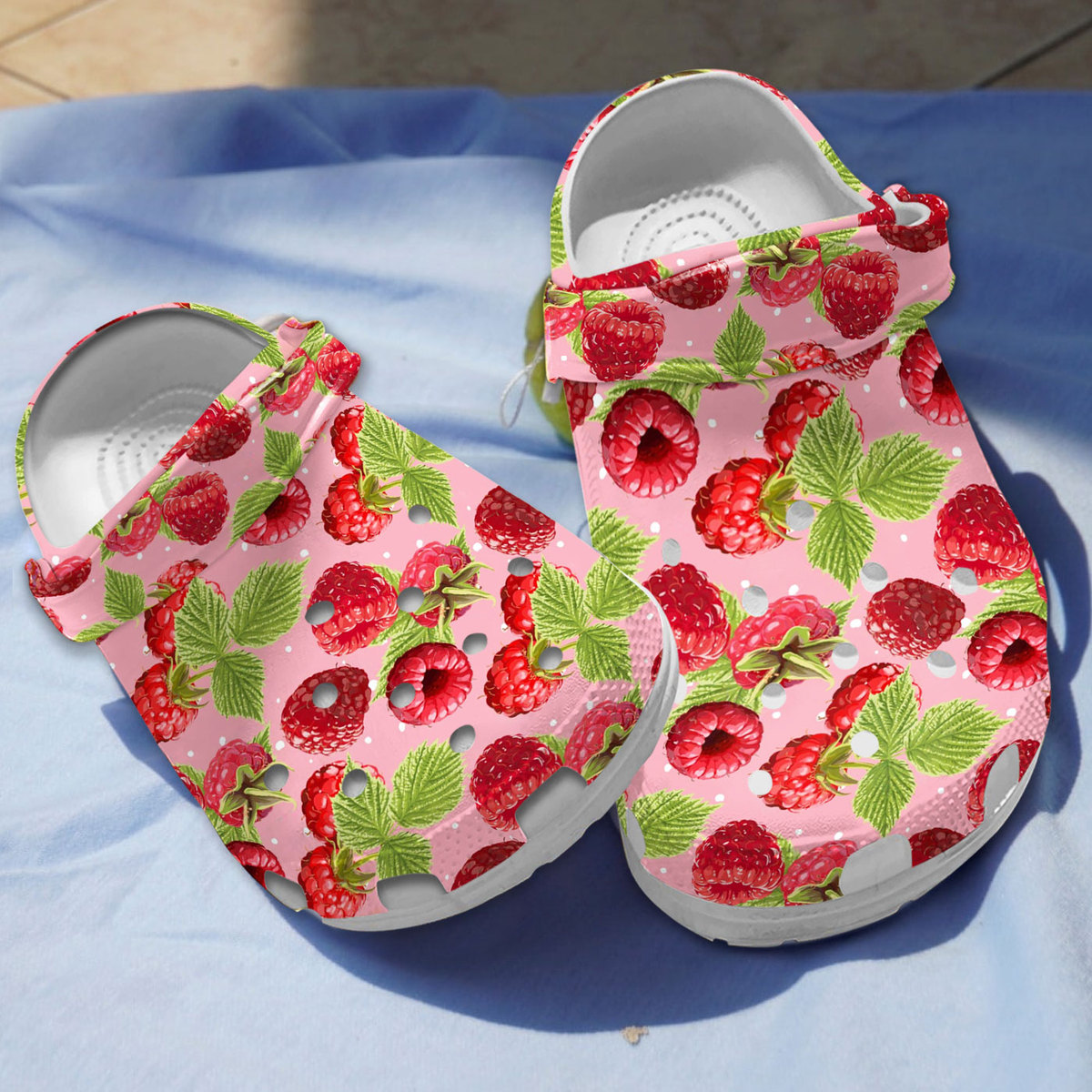Raspberry Fruit Crocs Crocband Clogs Shoes Comfortable For Men Women and Kids