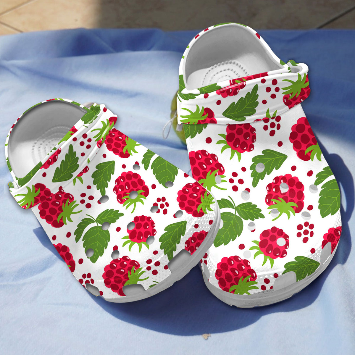 Raspberry Fruit Crocs Crocband Clogs Shoes Comfortable For Men Women and Kids