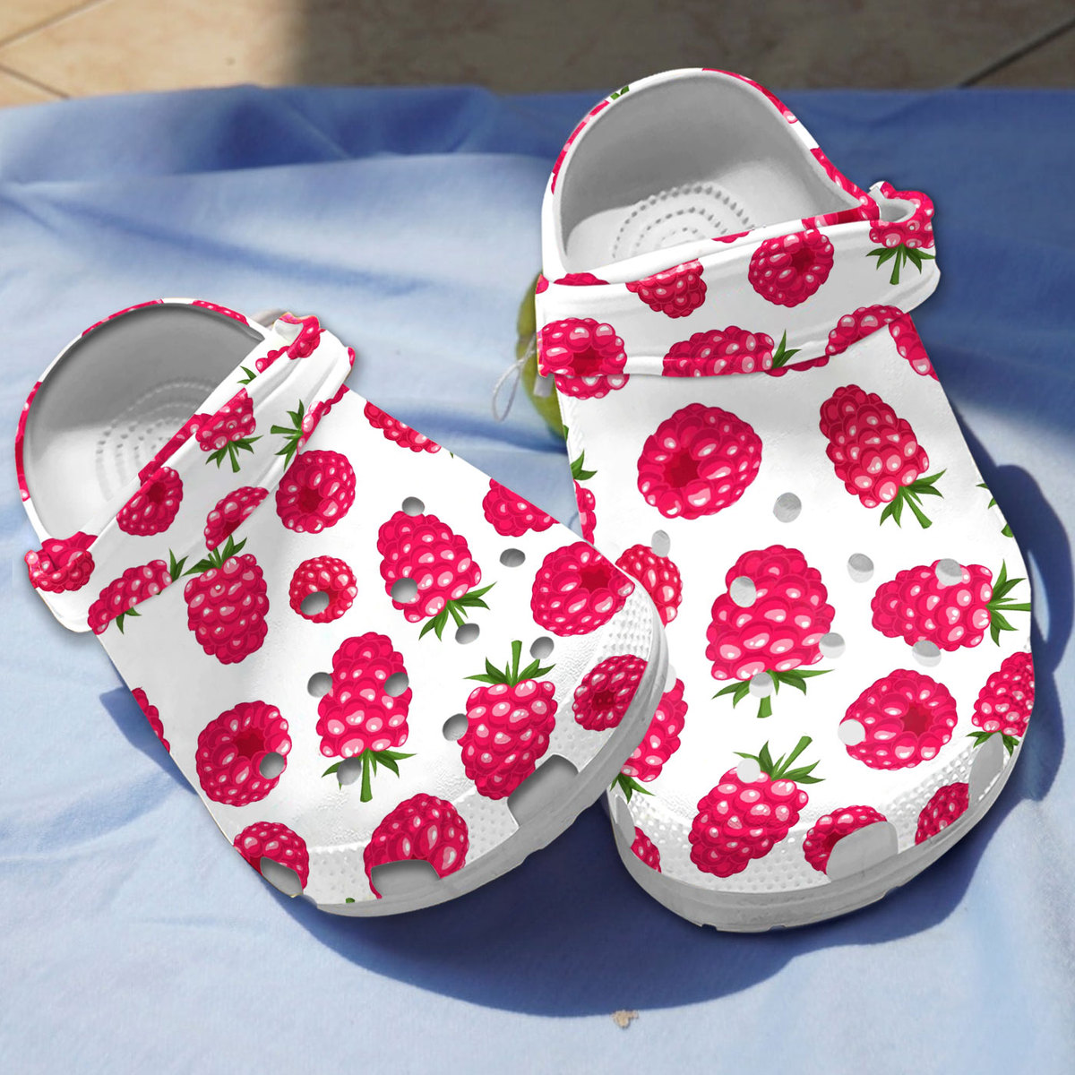 Raspberry Fruit Crocs Crocband Clogs Shoes Comfortable For Men Women and Kids