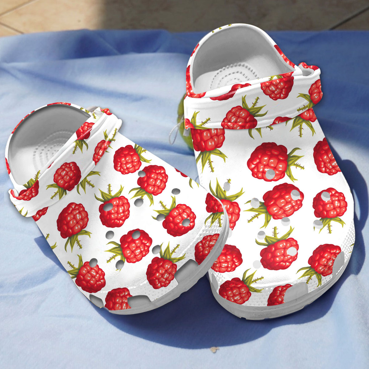Raspberry Fruit Crocs Crocband Clogs Shoes Comfortable For Men Women and Kids