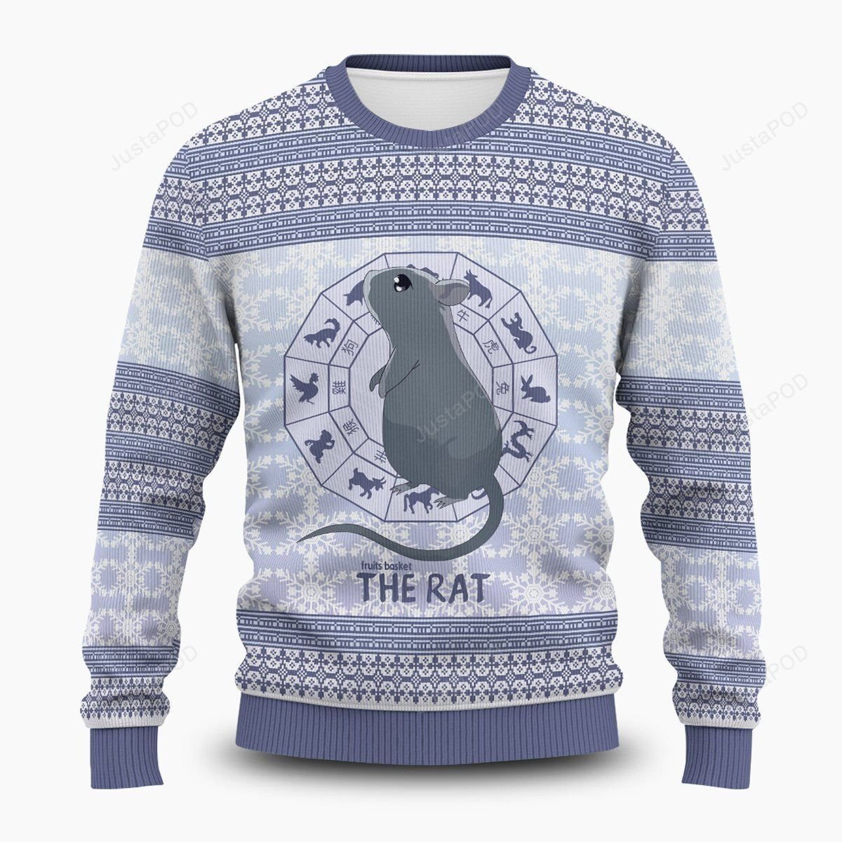 Rat Ugly Christmas Sweater Adult 3D Funny Matching for family