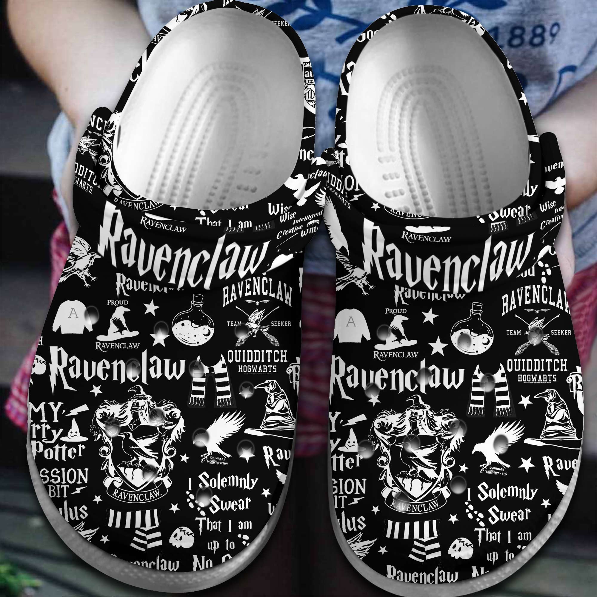 ravenclaw Harry Potter Movie Crocs Crocband Clogs Shoes Comfortable For Men Women and Kids