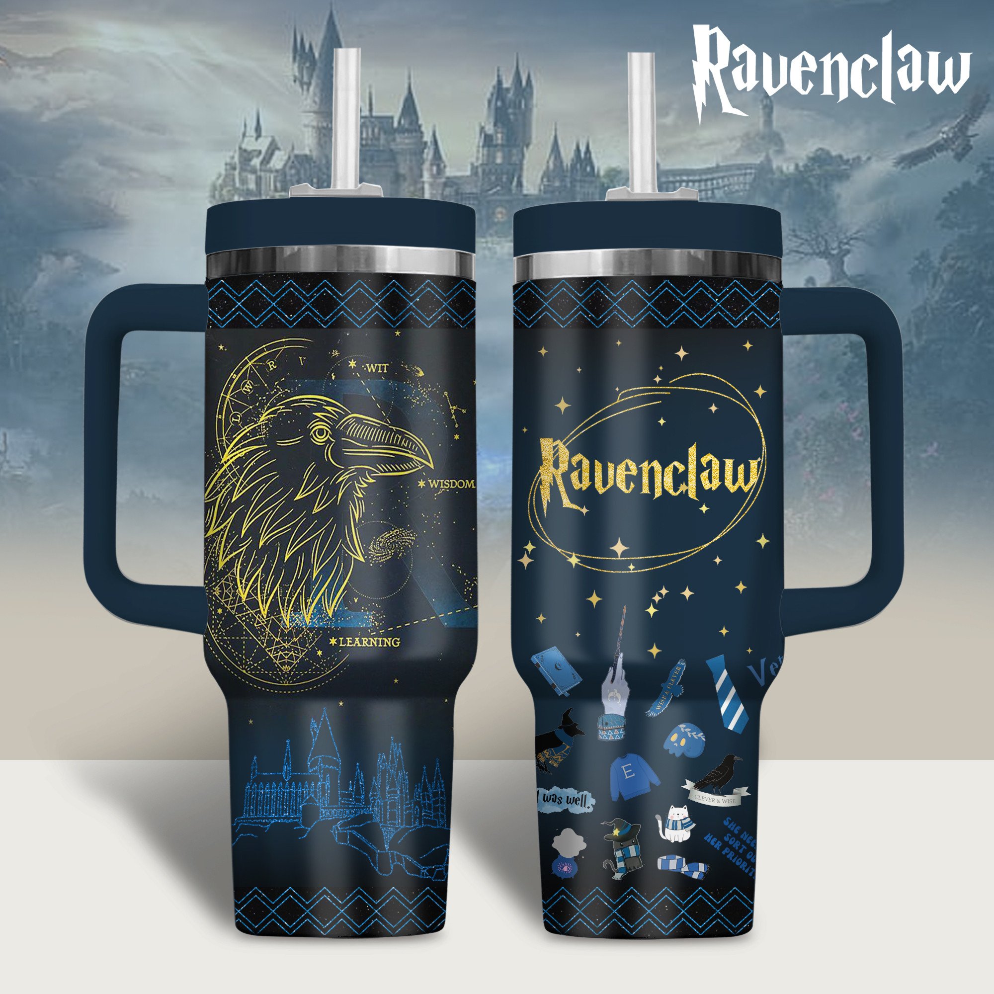 Ravenclaw Harry Potter Movies Custom Stanley Cup 40 oz 30 oz Tumbler With HandleTVC2301800