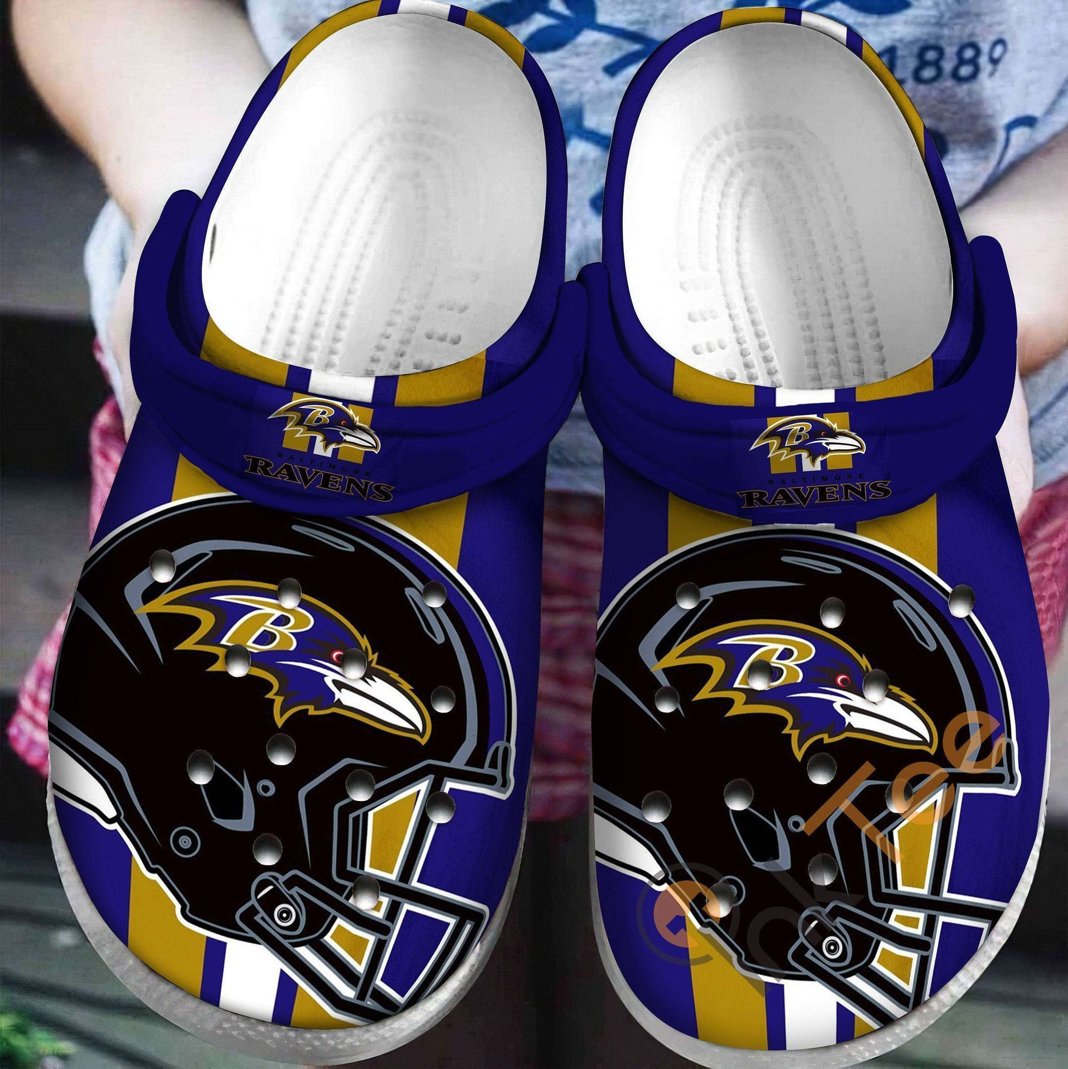 Ravens Teams Gift For Fan Crocband Clogs