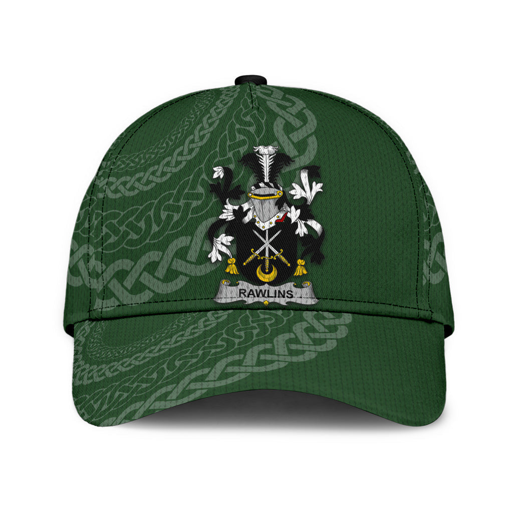 Rawlins Coat Of Arms - Irish Family Crest St Patrick's Day Hat Classic Cap Trucker Hats Custom Hats Gifts For Men & Women