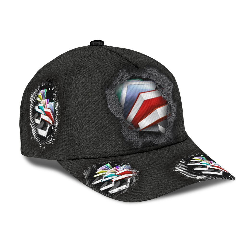 Reading Classic Cap, Gift for Book Lovers, Readers Trucker Hats Custom Hats Gifts For Men & Women