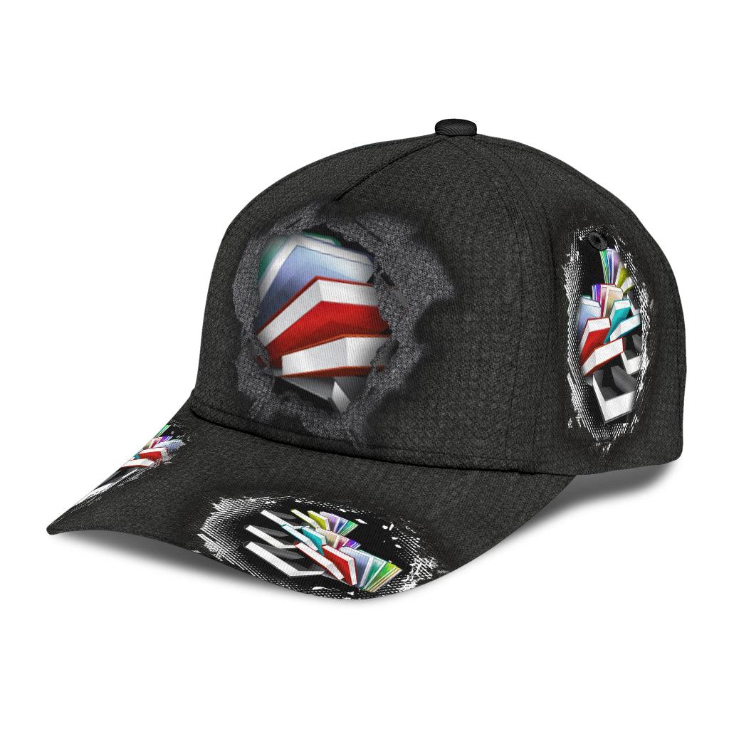 Reading Classic Cap, Gift for Book Lovers, Readers Trucker Hats Custom Hats Gifts For Men & Women