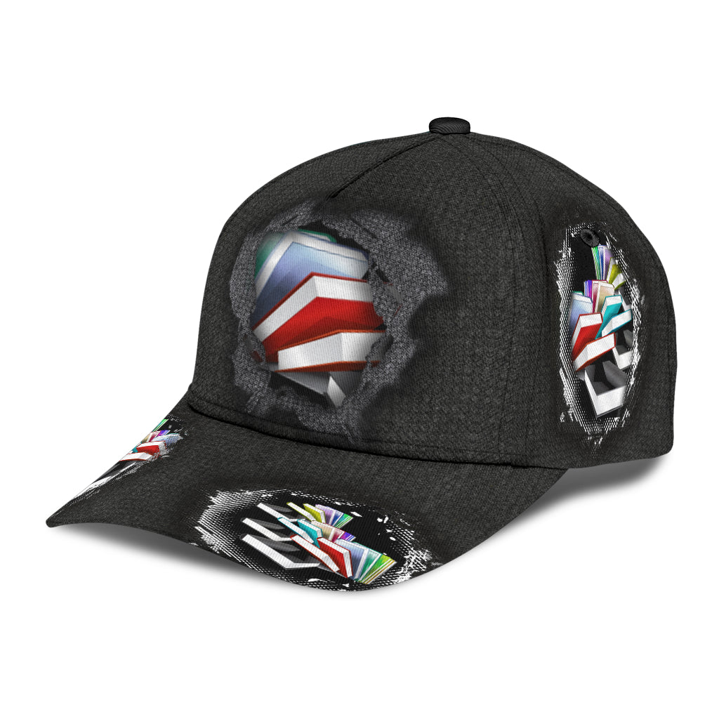 Reading Classic Cap, Gift for Book Lovers, Readers Trucker Hats Custom Hats Gifts For Men & Women