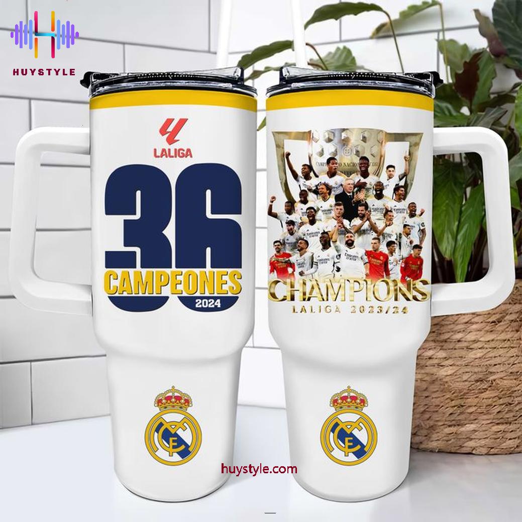 Real Madrid Campeones 2024 Custom Stanley Cup 40 oz 30 oz Tumbler With HandleTVC2301697