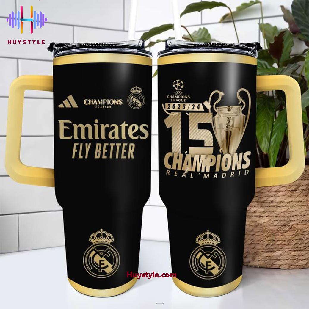 Real Madrid CF Champions Custom Stanley Cup 40 oz 30 oz Tumbler With HandleTVC2301699