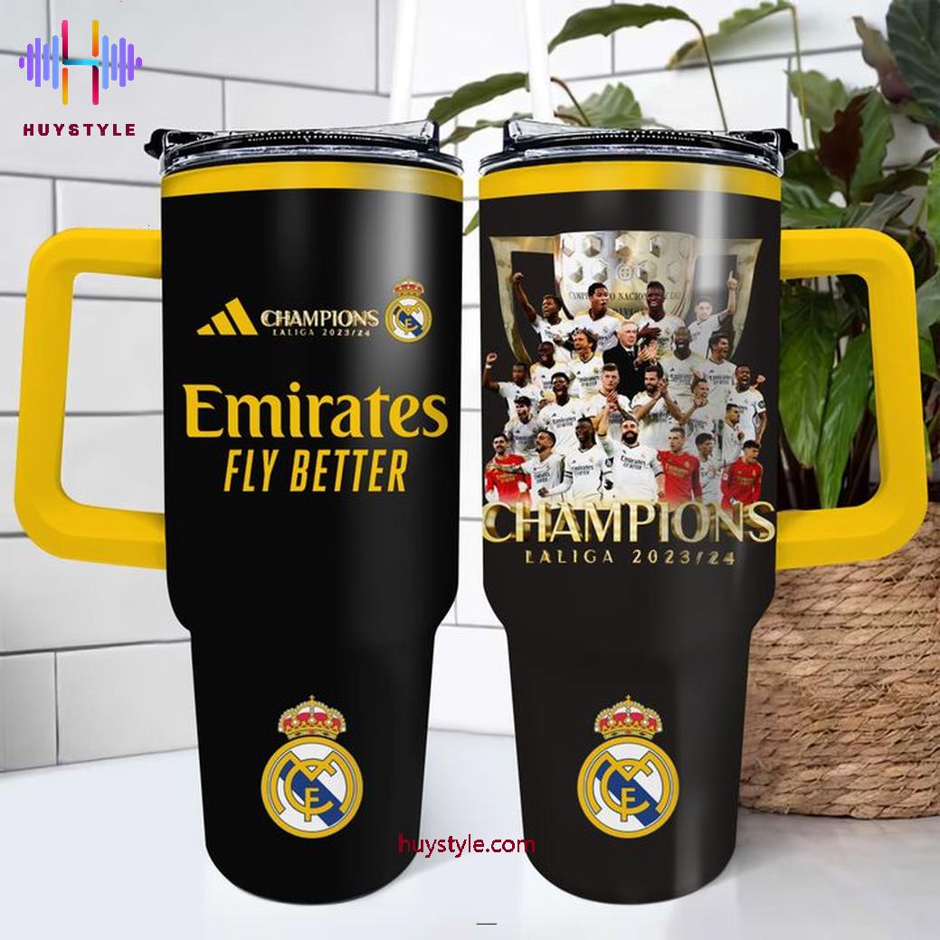 Real Madrid Champions Custom Stanley Cup 40 oz 30 oz Tumbler With HandleTVC2301697