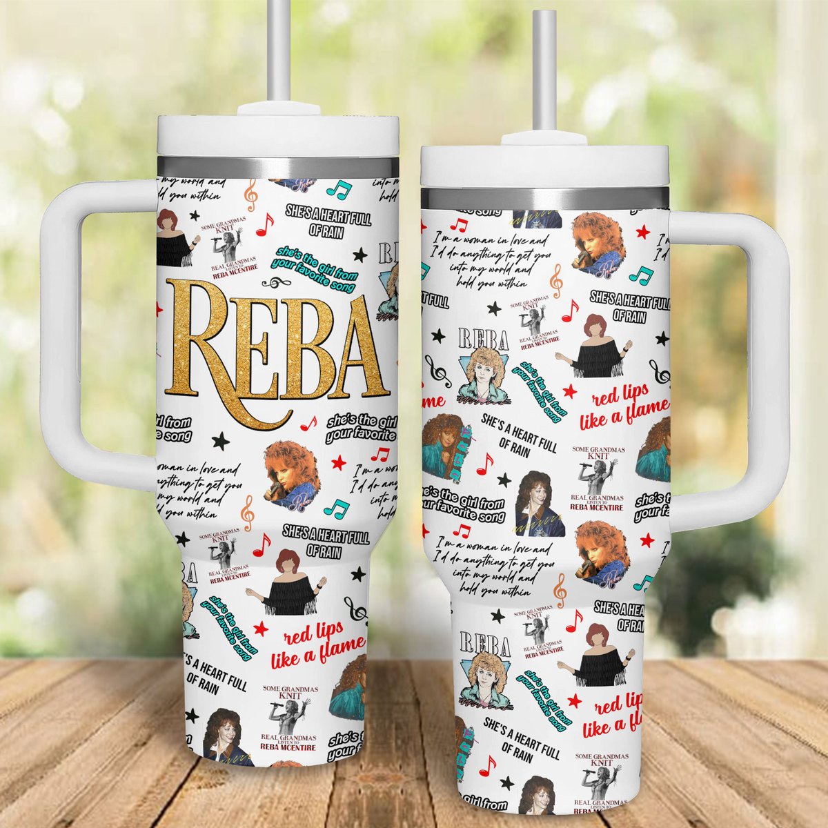 Reba McEntire Music Custom Stanley Cup 40 oz 30 oz Tumbler With HandleTVC2301266