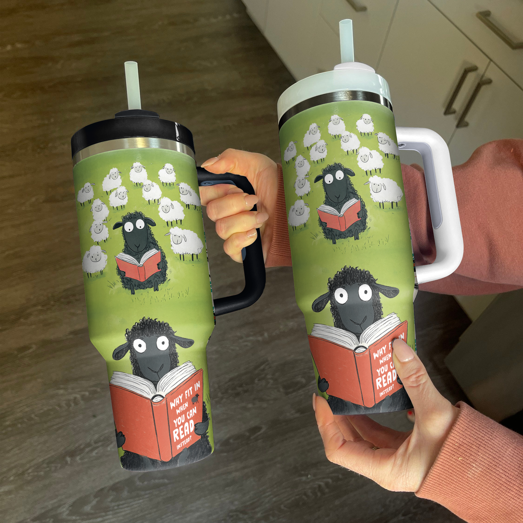 Rebel Black Sheep Custom Stanley Cup 40 oz 30 oz Tumbler With HandleTVC2301289 - Image 3