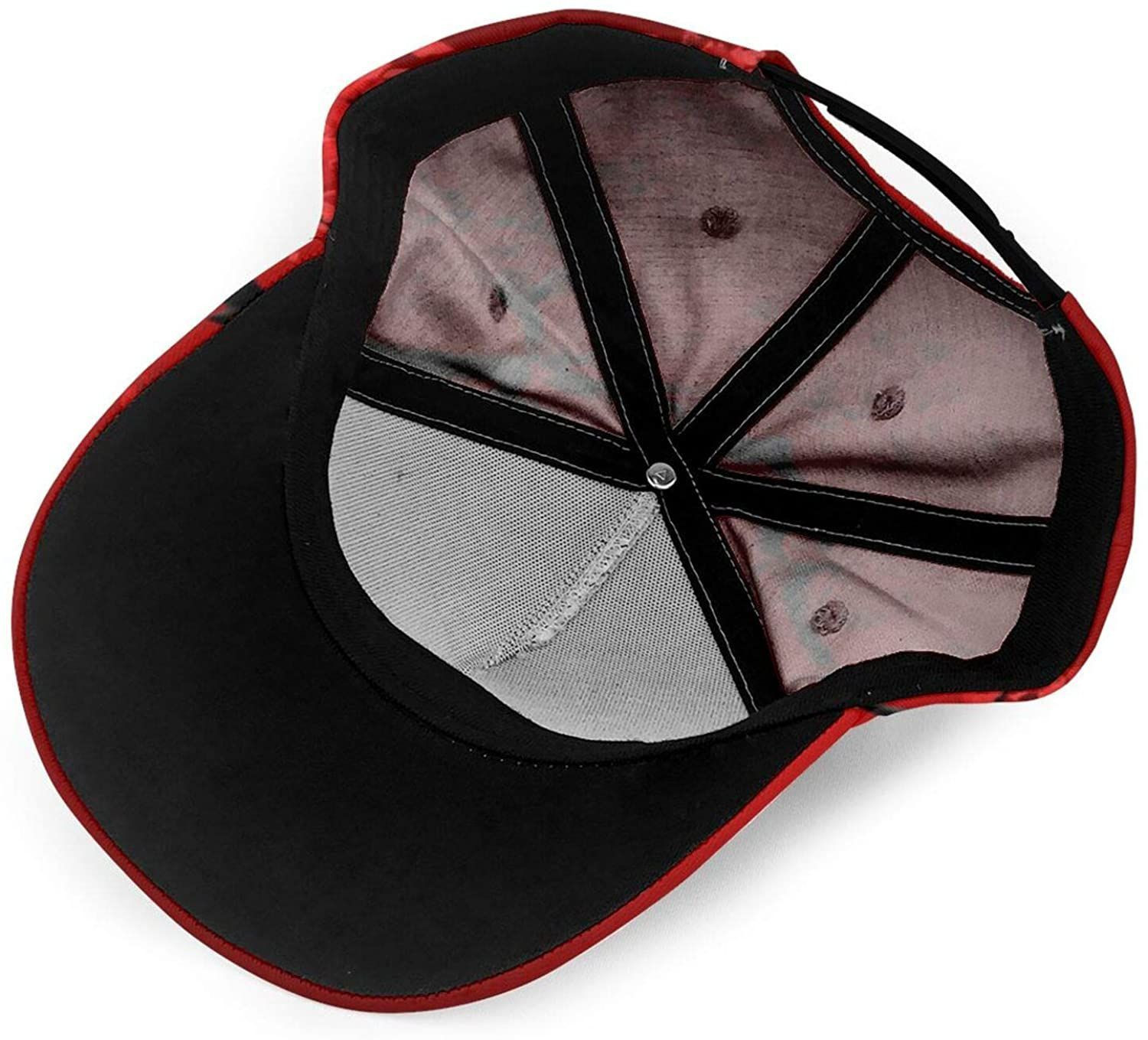 Red Cherry Blossom Baseball 3D Cap Adjustable Hat Dad Cap Athletic Baseball Fitted Cap Hat Classic Cap Trucker Hats Custom Hats Gifts For Men & Women