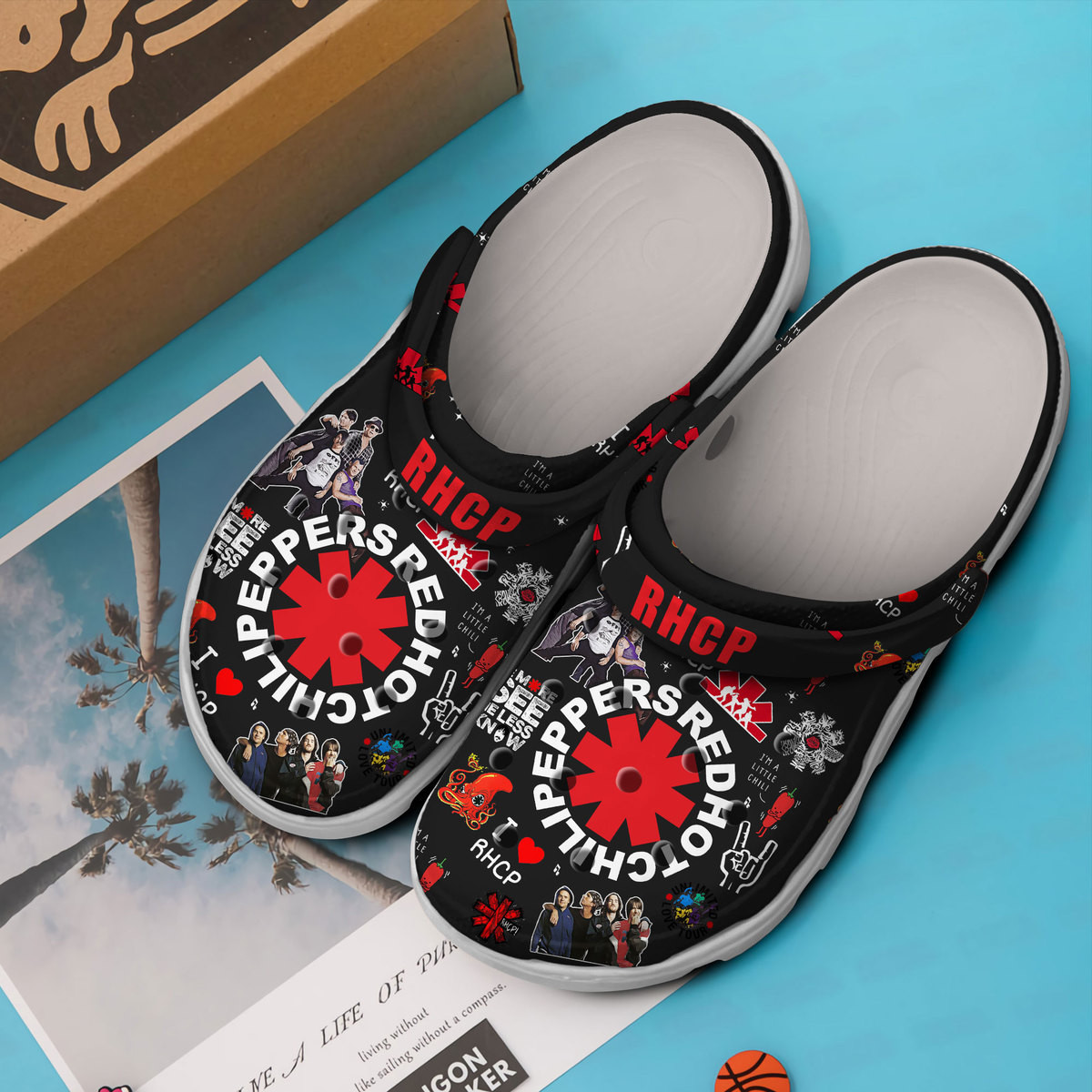 Red Hot Chili Peppers Music Crocs Crocband Clogs Shoes Comfortable For Men Women and Kids - Image 3