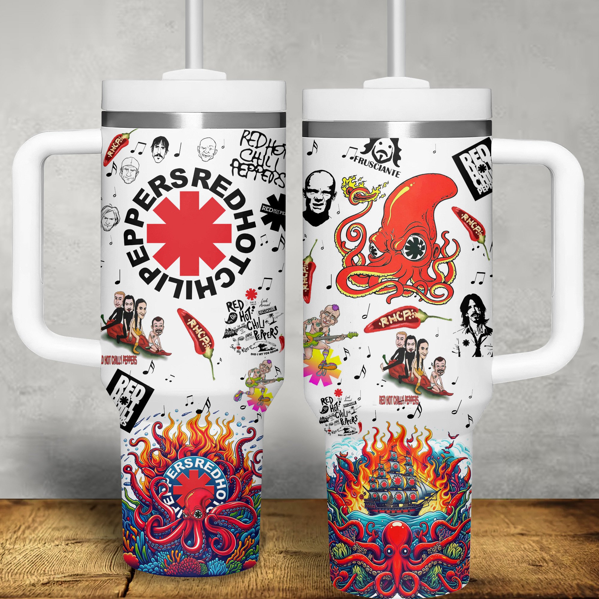 Red Hot Chili Peppers Music Custom Stanley Cup 40 oz 30 oz Tumbler With HandleTVC2301311