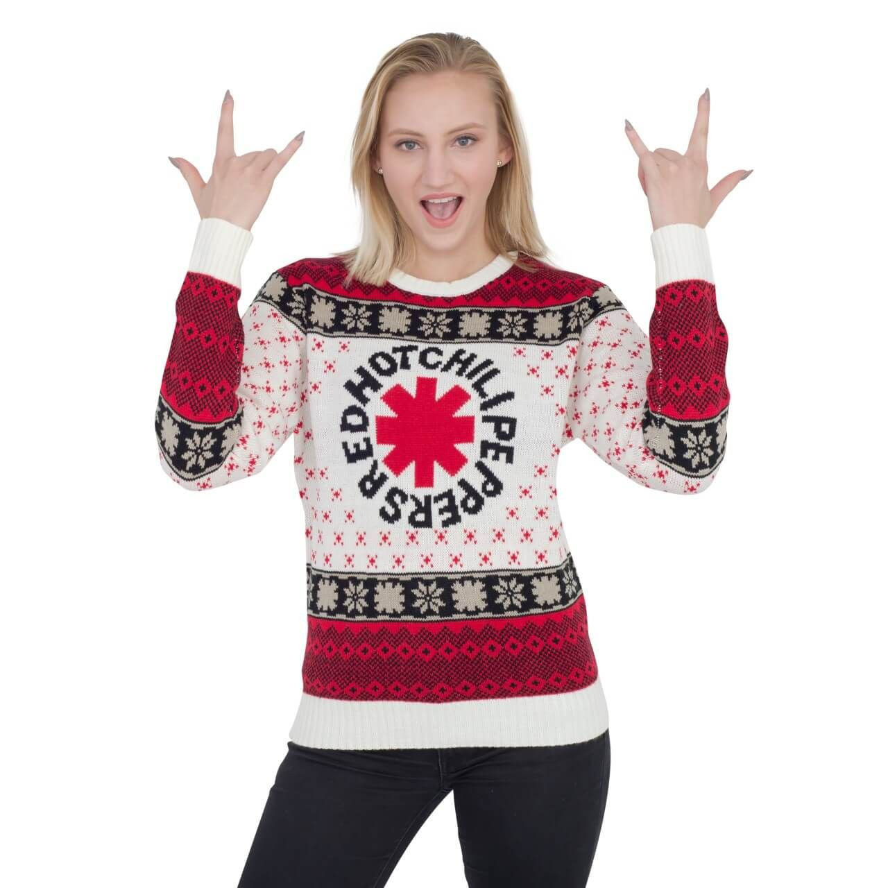Red Hot Chili Peppers Ugly Christmas Sweater Adult 3D Funny Matching for family - Image 3