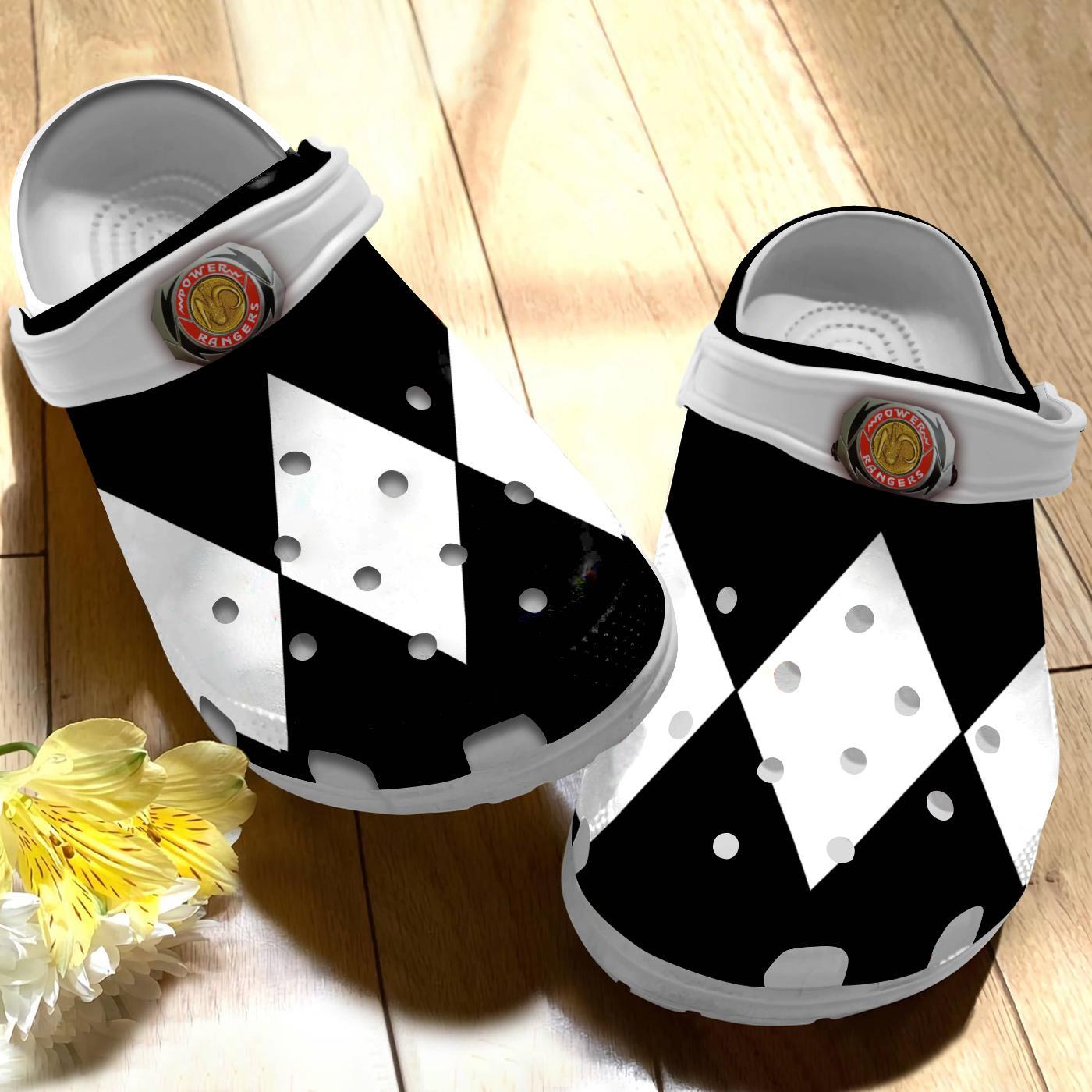 Red Power Rangers Movie Crocs Crocband Clogs Shoes Comfortable For Men Women and Kids