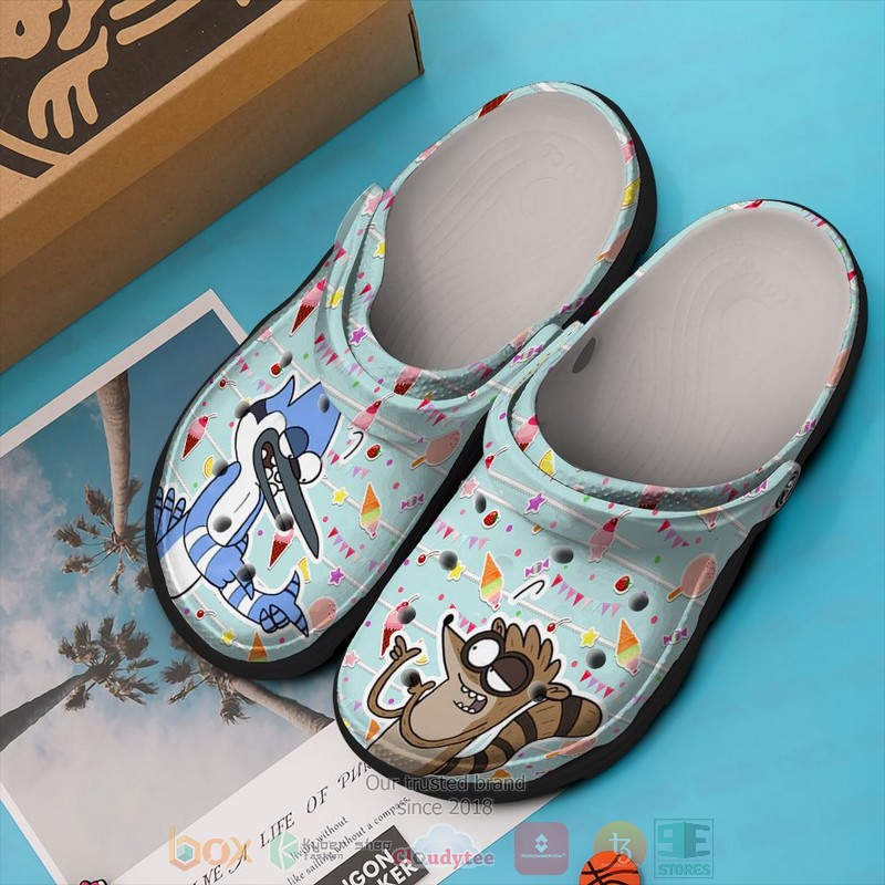Regular Show TV Series Crocs Crocband Clogs Shoes Comfortable For Men Women and Kids