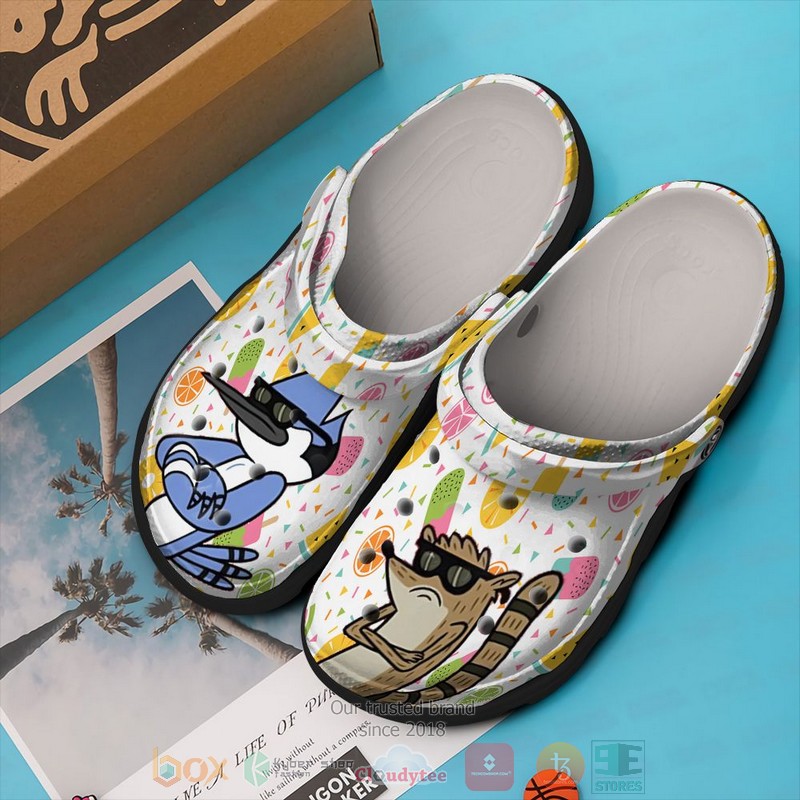Regular Show TV Series Crocs Crocband Clogs Shoes Comfortable For Men Women and Kids