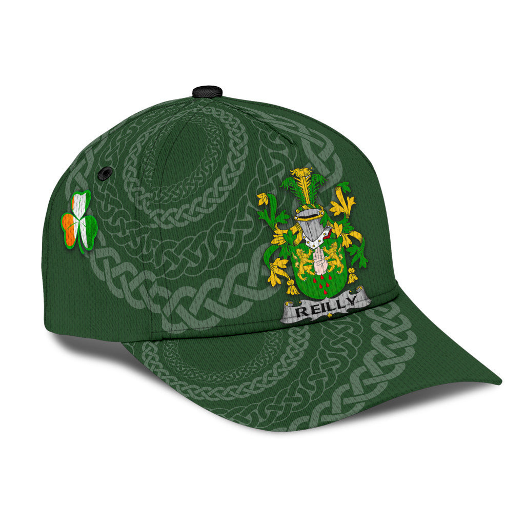 Reilly Coat Of Arms - Irish Family Crest St Patrick'S Day Hat Classic Cap Trucker Hats Custom Hats Gifts For Men & Women