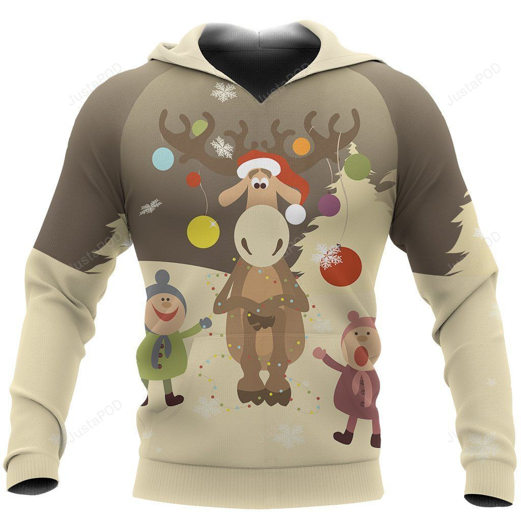 Reindeer Christmas Children Is Not A Date It Is A State Of Mind Ugly Christmas Sweater Adult 3D Funny Matching for family